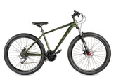 CRADIAC - Alpha | 21 Speed Shimano Gear MTB Cycle | 6061 Alloy Frame | Dual Disc Brakes | 29" Inch Mountain Bike | Lockout Suspension | for 15+ Years Men/Boys/Girls/Women